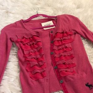 Pink cardigan